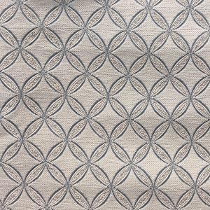 پارچه مبلی شانل هندسی آلما فیروزه ای کرم 0501