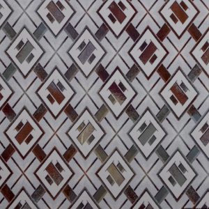 پارچه مبلی شانل هندسی سایا پلاس کرم 01