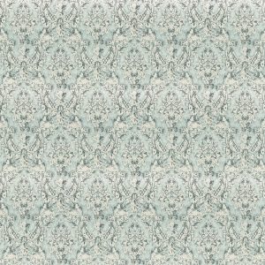 پارچه مبلی شانل سه گل جسیکا آبی شیری 1110